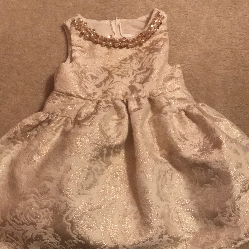 SOLD Formal rose gold dress